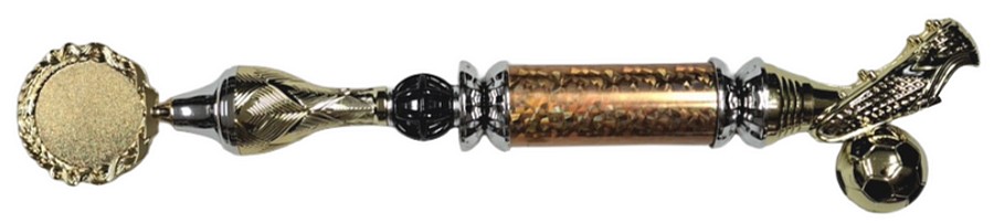 Scepter 2780 Voetbal Goud-Zilver-Zwart LAATSTE OP=OP!!